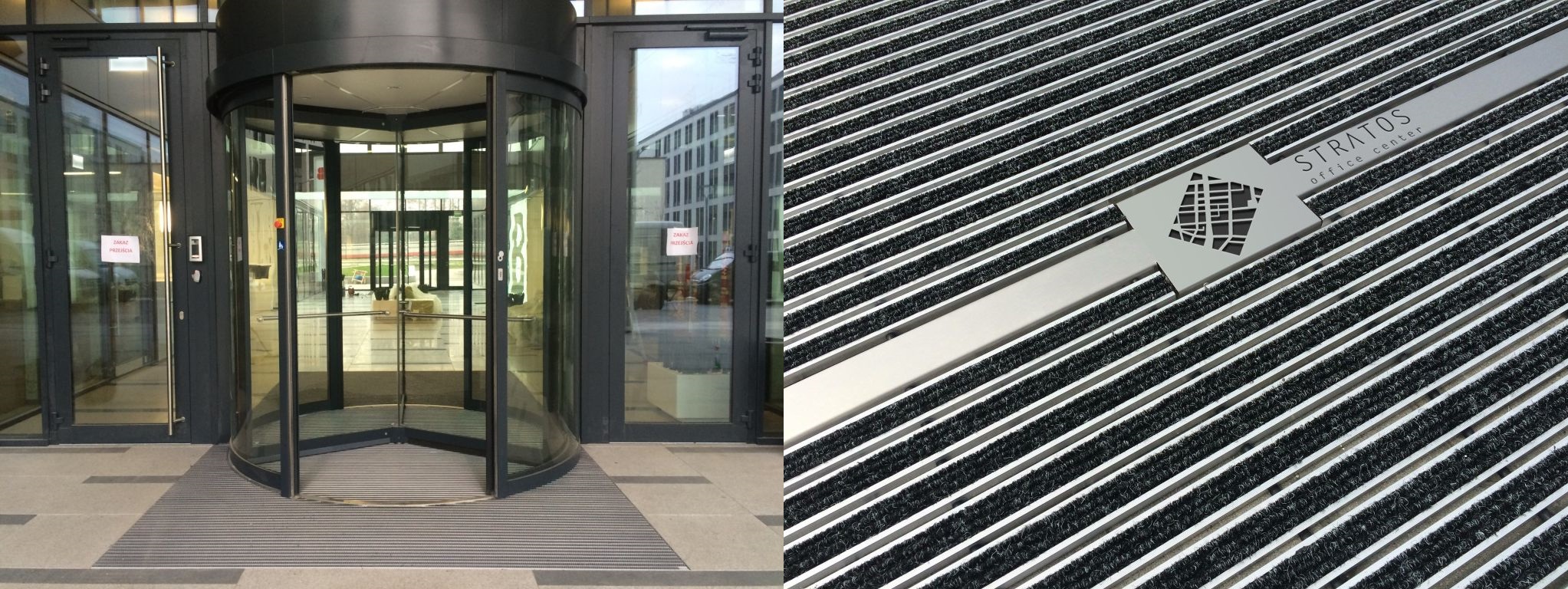 Entrance mats for outdoor areas can also serve as the hallmark of your company. At Alukraft, you can order such mats.
