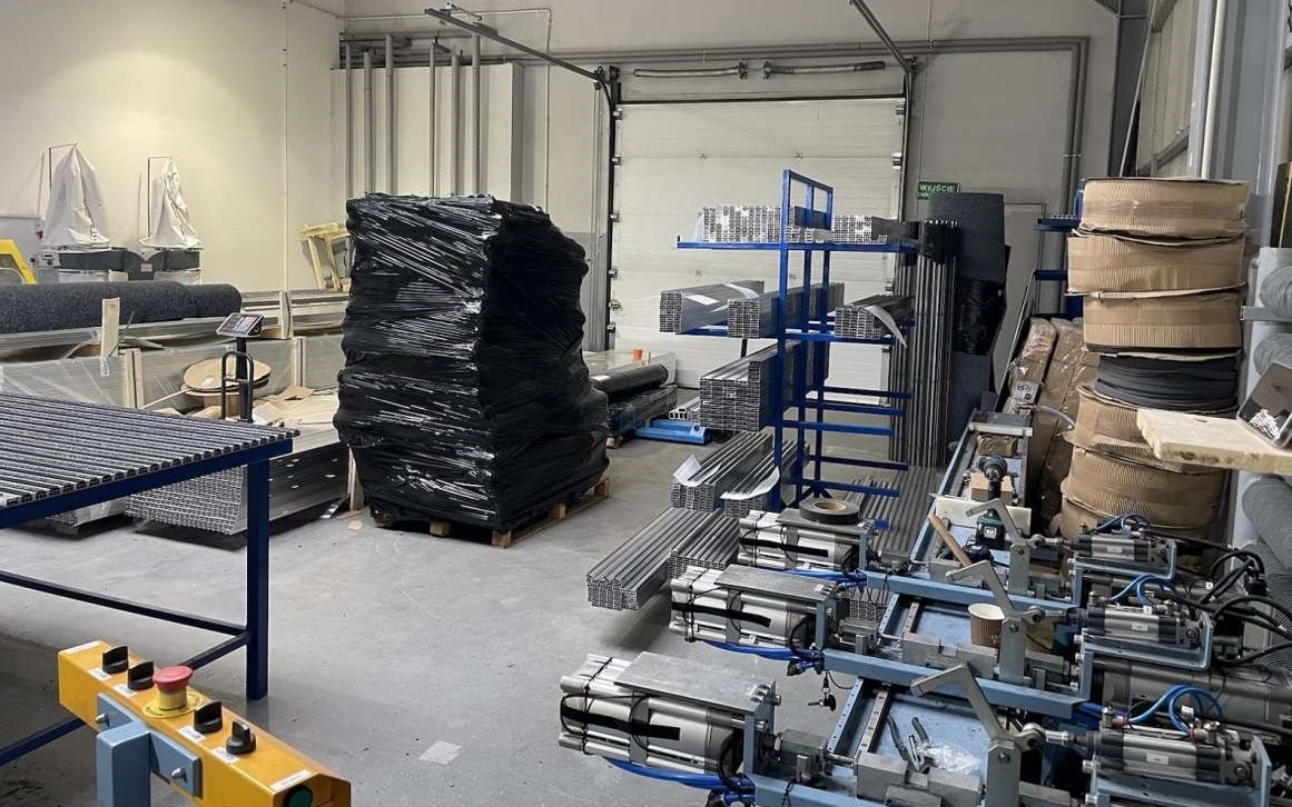Produktion von Eingangsmattensystemen 01